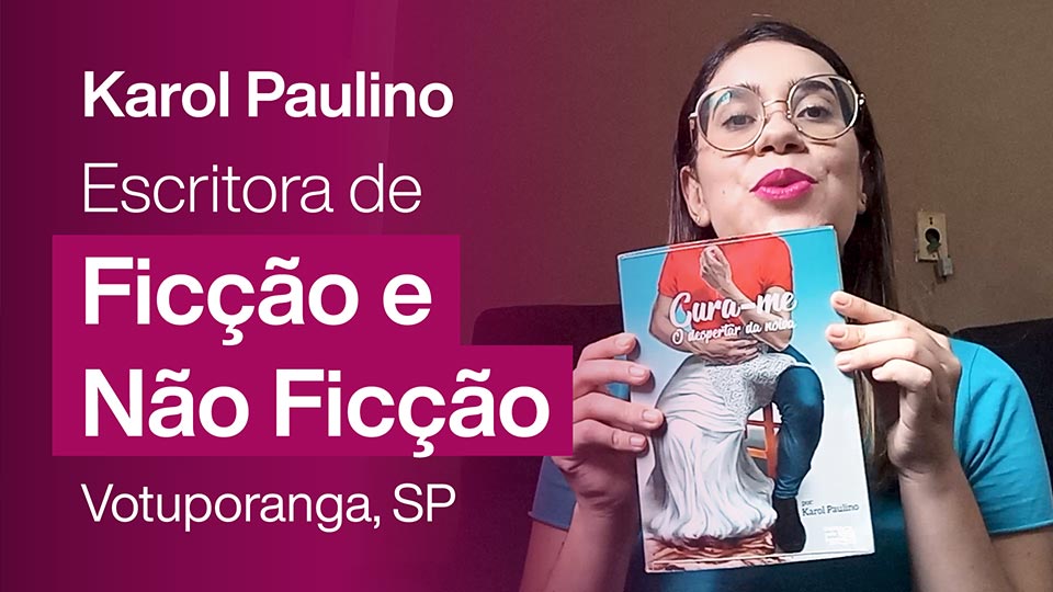 O que mais deixa marcado em mim sobre o curso é o marketing e a intencionalidade. Foi um divisor de águas. – Karol Paulino