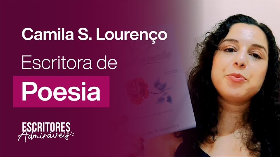 Consegui lançar o meu primeiro livro depois da bagagem adquirida com o curso. – Camila S. Lourenço