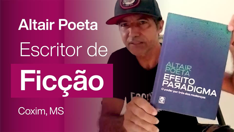 Entendi a importância de elaborar um belo projeto editorial para o meu livro com a Lilian. – Altair Ferreira de Souza